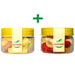 پک تست میوه خشک پفکی و بستنی خشک