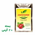 بسته‌بندی ۲۰ گرمی توت فرنگی فریزدرایر چیپستامین